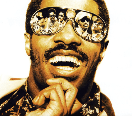 stevie wonder mirrored shades