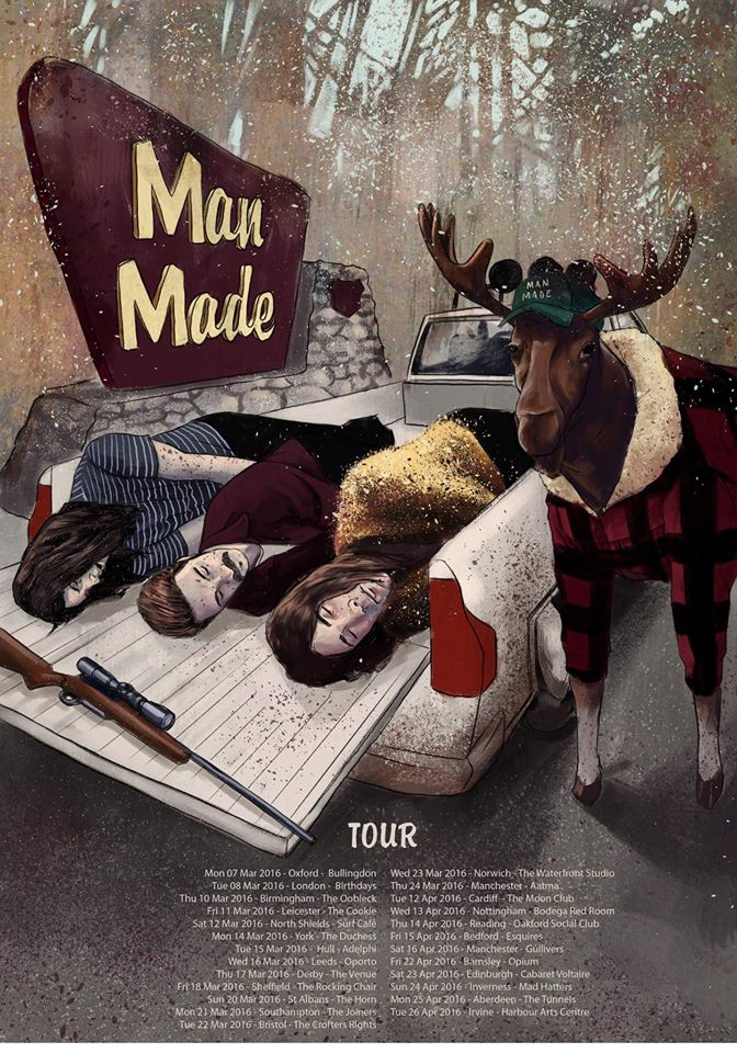 man made tour poster